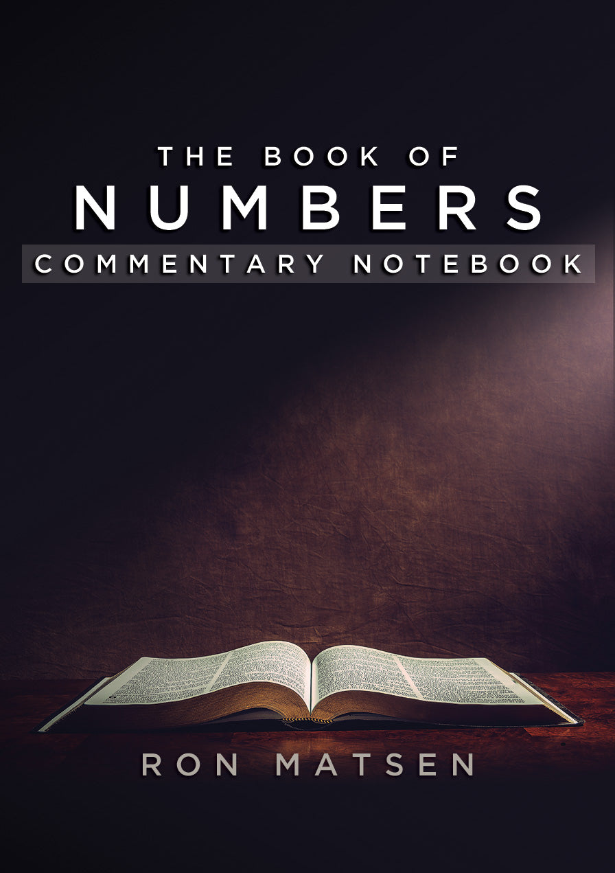Numbers Commentary Notebook by Ron Matsen