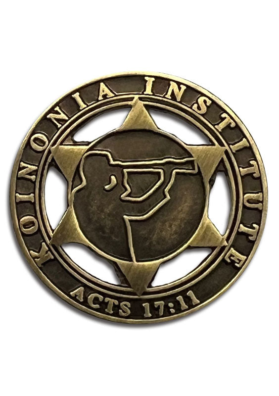 KI Spyglass Lapel Pin - Bronze